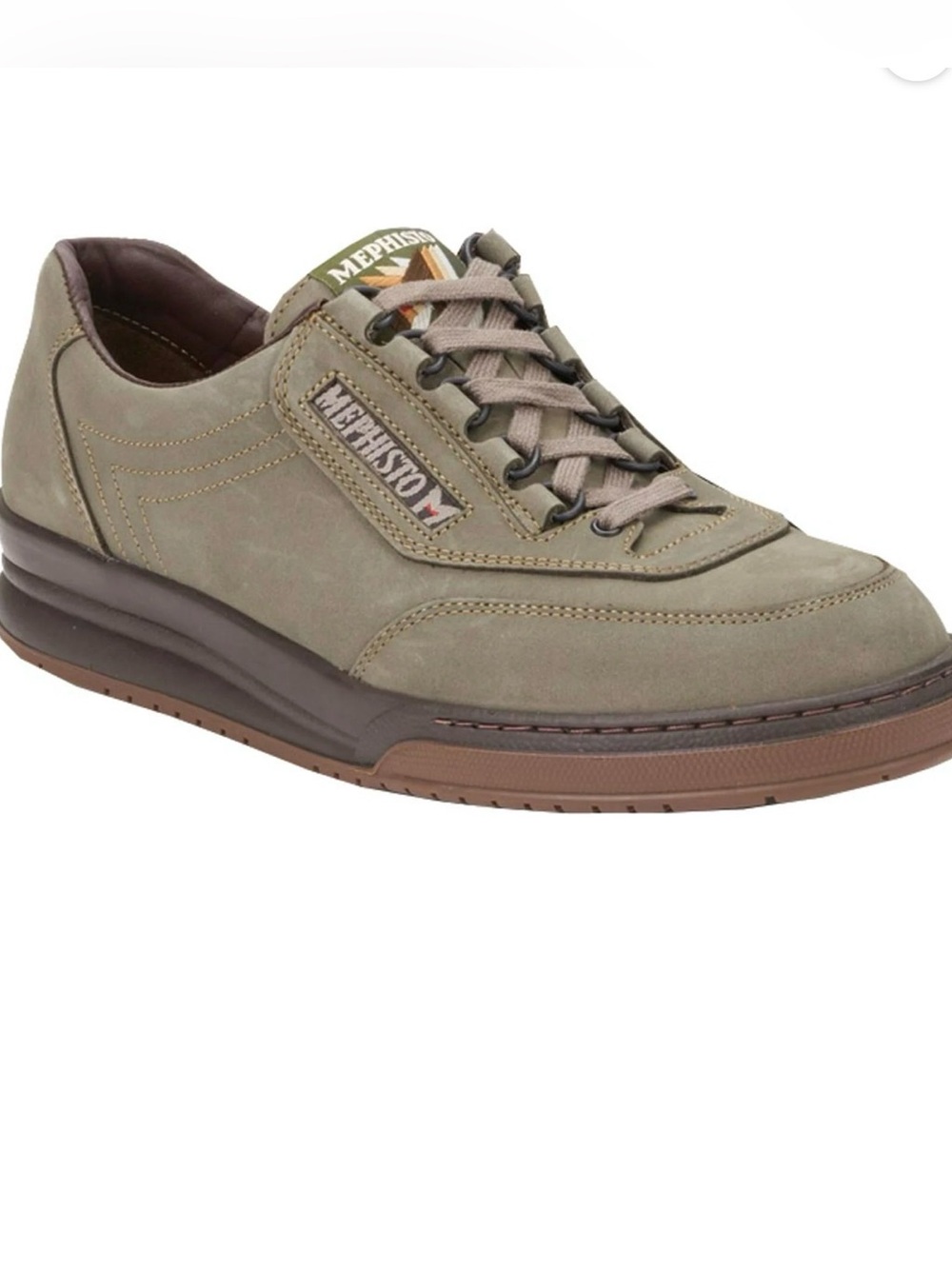 Mephisto Rush Runoff Air Jet Men’s Shoes Size US 9.5 Taupe Beige Sneakers